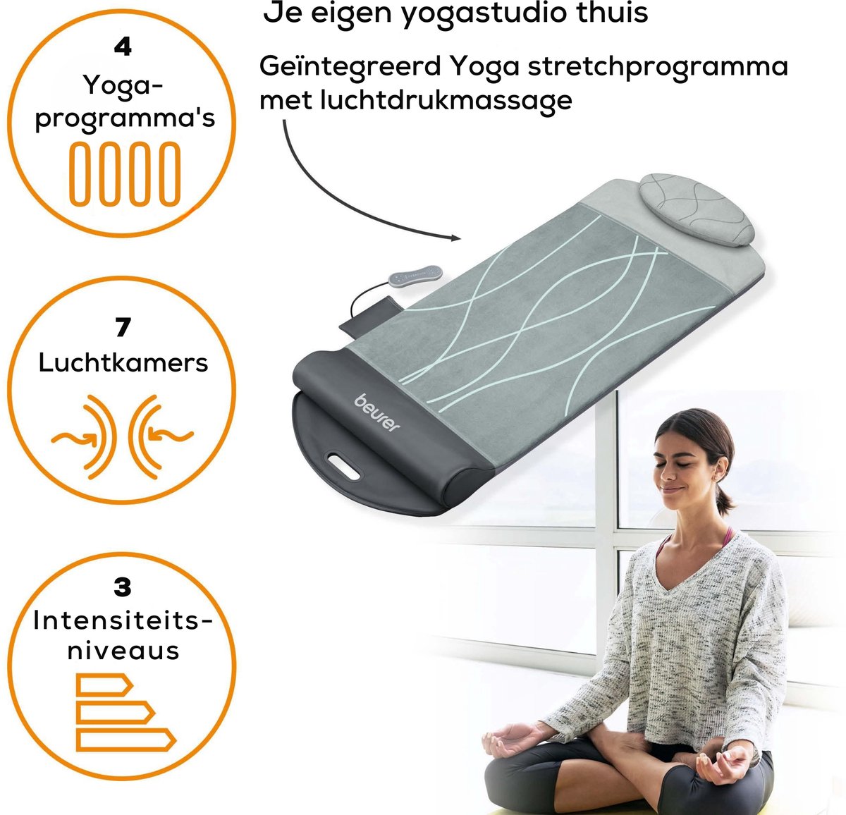 Beurer MG 280 Massagemat met Warmtefunctie en - afbeelding 3