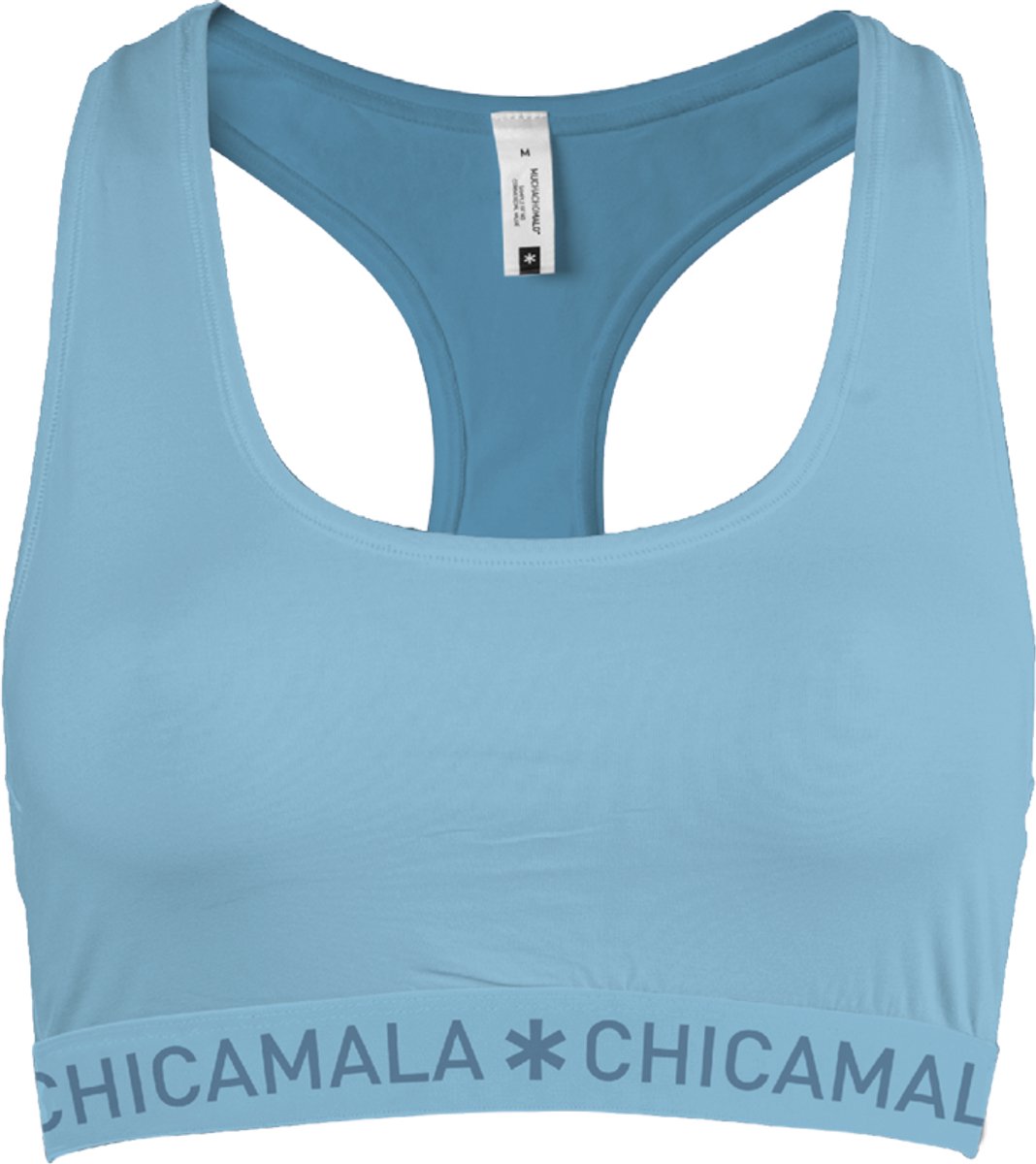 Muchachomalo Chicamala – Dames Racerback - BH zonder beugel – Dames Ondergoed – Lingerie - Sport BH – Kleding - 95% Katoen – Dames kleding Lichte Racerback
