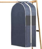 Verpakking van 4 kledinghoezen, 180 cm x 60 cm, opvouwbare kledinghoezen met rits, kledinghoezen voor kledingbescherming, trouwjurken, avondjurken of lange jassen, danskostuums