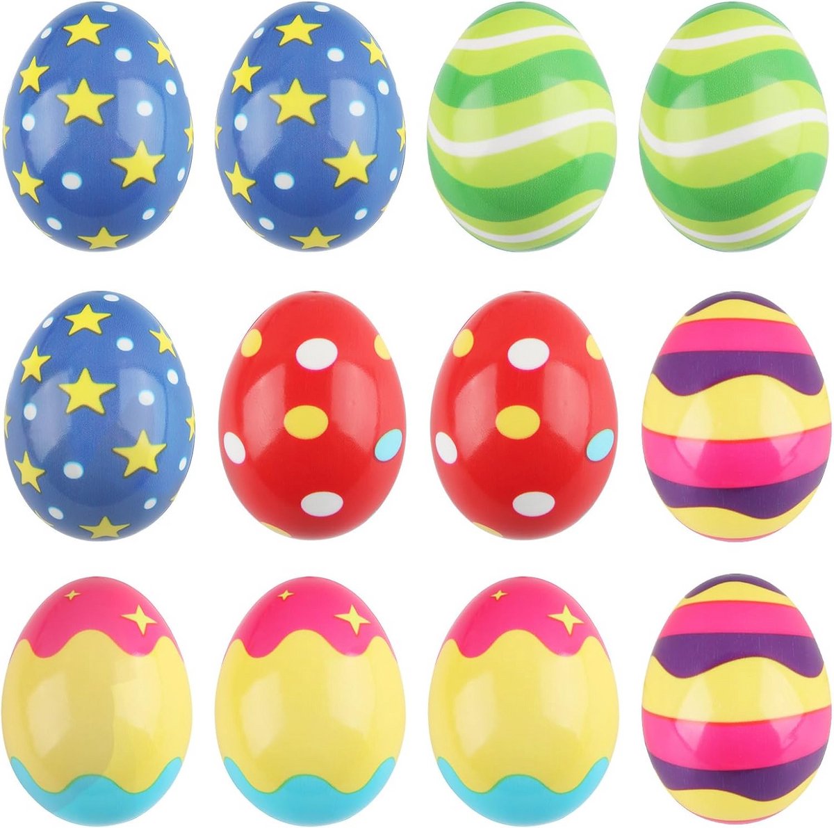 Stressballen voor volwassenen en kinderen - 10 stuks antistressballen voor ontspanning en handtherapie
