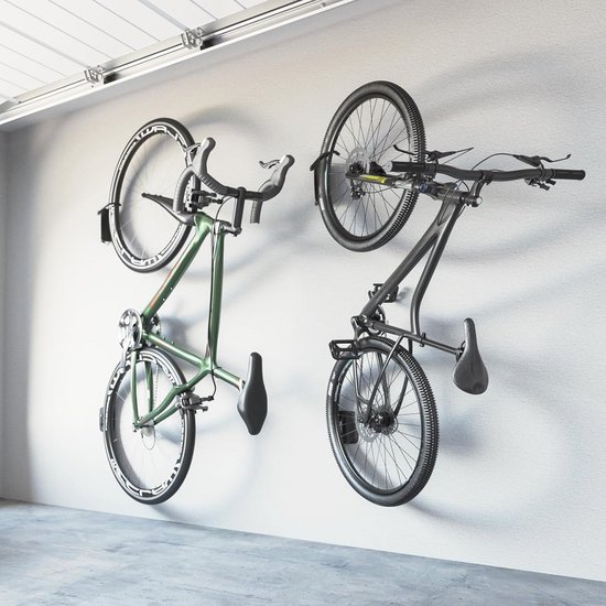 Rotating Bicycle Wall Mount - Space Saving Vertical Bike Rack for ...