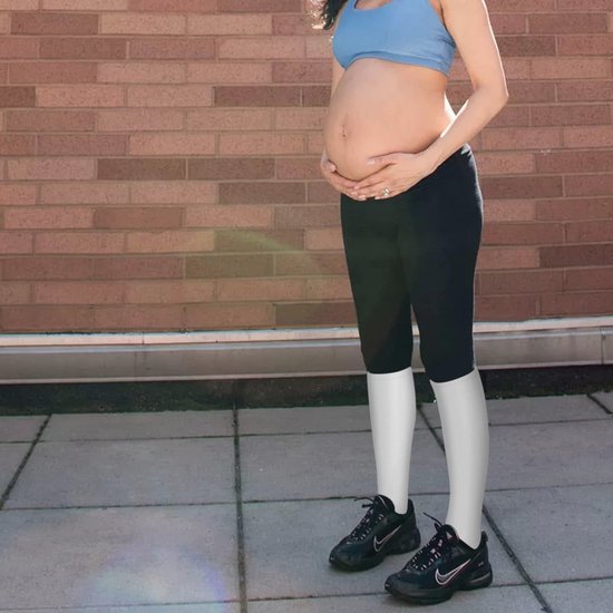 Yogabroek Dames voor Yoga, Workout en Hardlopen - Hoog Taille Biker Shorts — afbeelding 2