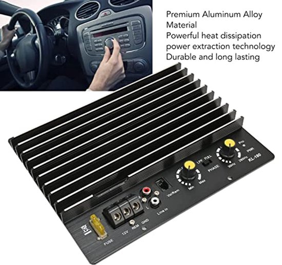 1000W Auto Audio Hoge Eindversterker Amp Board Krachtige Bass Subwoofer Board 12V Aluminium Plaat voor Auto Voertuig Entertainment