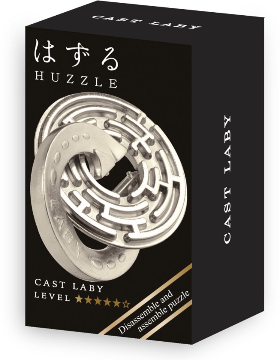 IQ-puzzel - Laby - Mini - Metaal - Zilver - Niveau 5