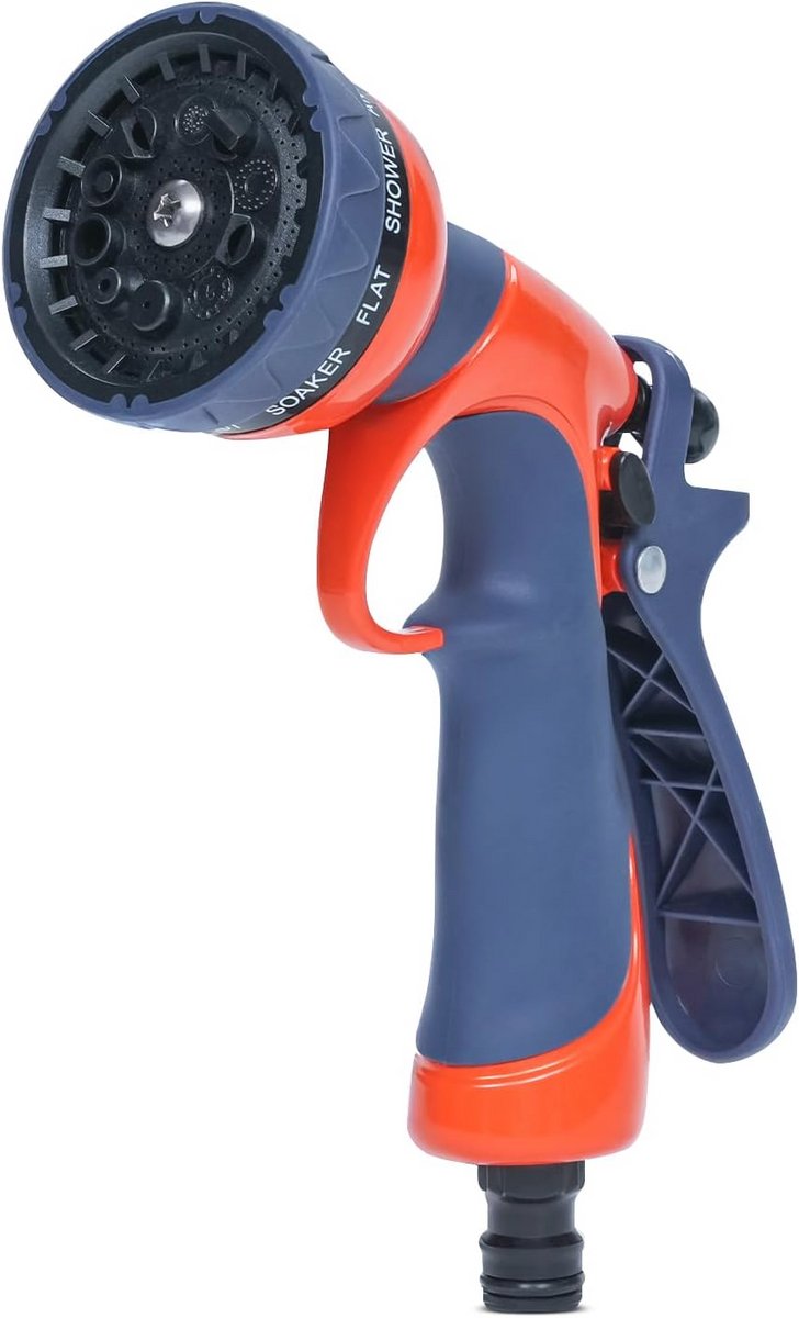 Multifunctioneel Slangpijpspuitpistool met 10 Functies - Hogedruk Spuitpistool voor Tuin, Vloerreiniging en Dierenbaden