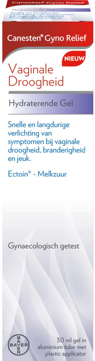Canesten Gyno Relief 30 ml | Verlicht Vaginale Droogheid, Jeuk en Branderigheid | Hydraterende Gel met Ectoin