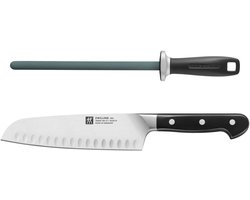 Zwilling Koksmes 18cm en aanzetstaal 23cm