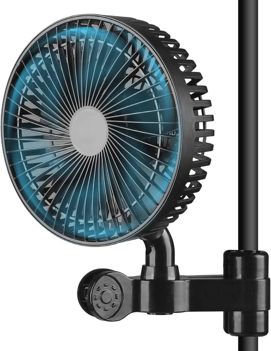 Ventilator voor Kweektent - 10W EC Motor, 4 Snelheden, Stil 32dB - Ideaal voor Hydroponics en Binnengebruik