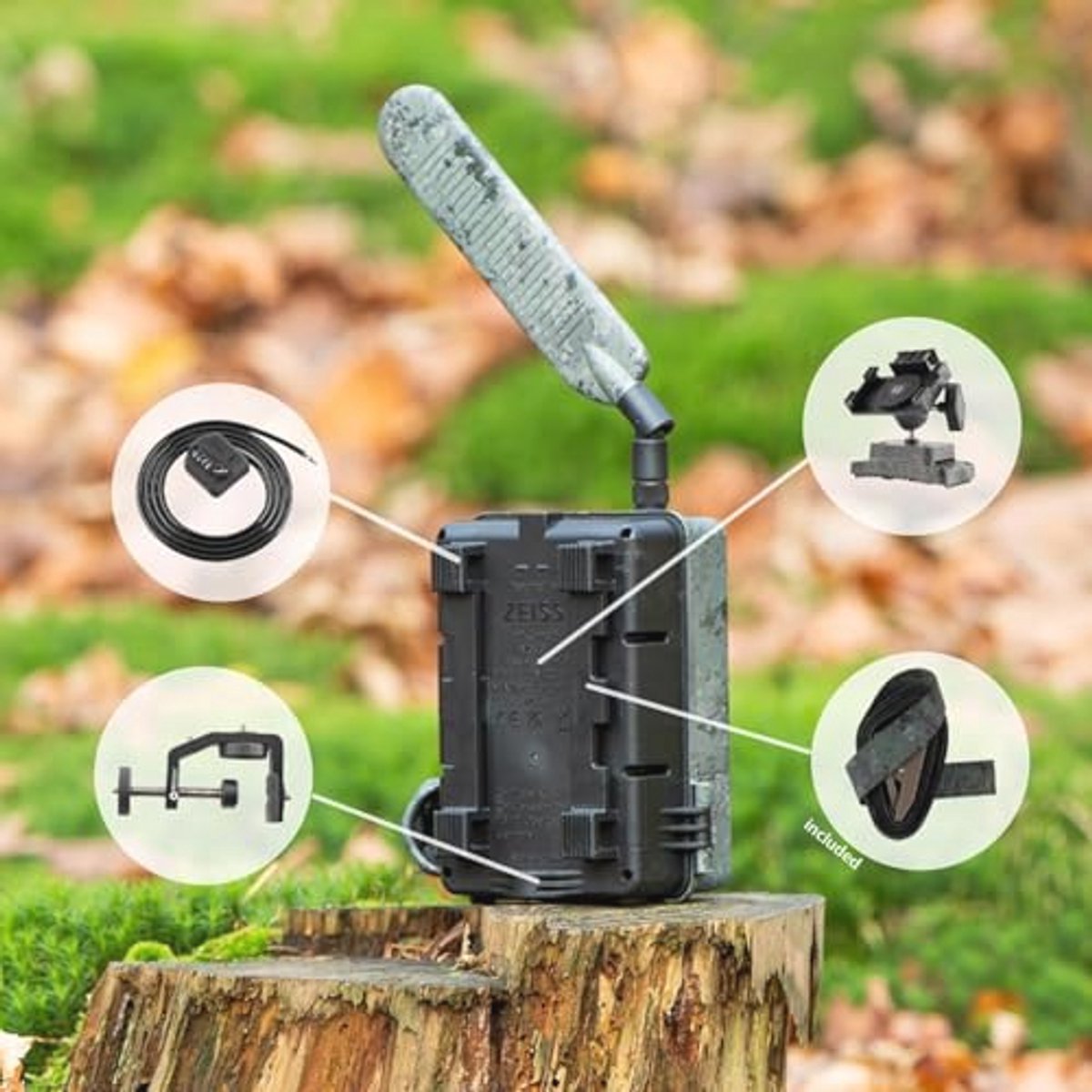 4G+ LTE Verbonden Wildcamera met SIM en App - 12MP, HD1080, Waterdicht, Nachtzicht, Infrarooddetectie tot 20m