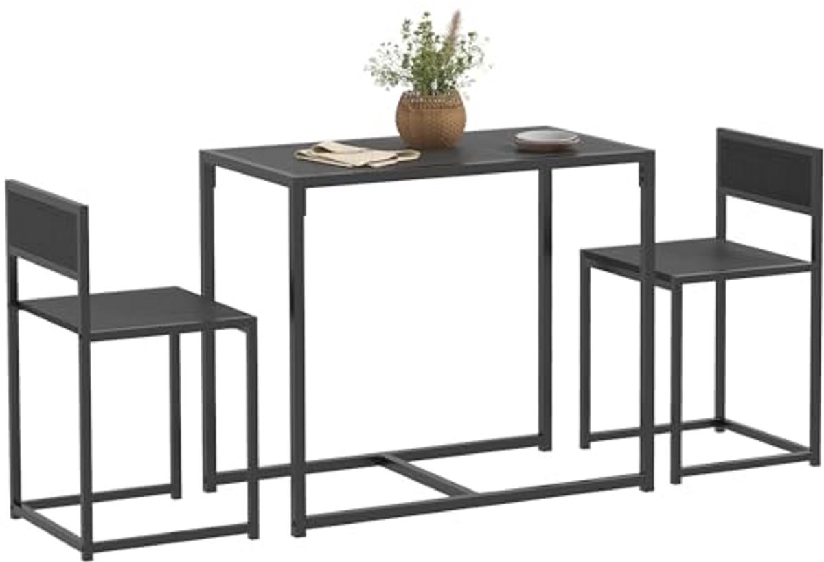 Eettafel met 2 Stoelen voor Keuken en Woonkamer - Modern en Duurzaam