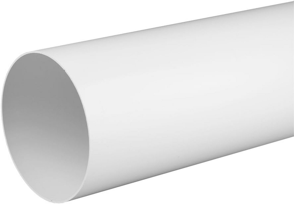 Ronde Ventilatiebuis Ø 150 mm - 0,5 m Afvoerpijp in Wit