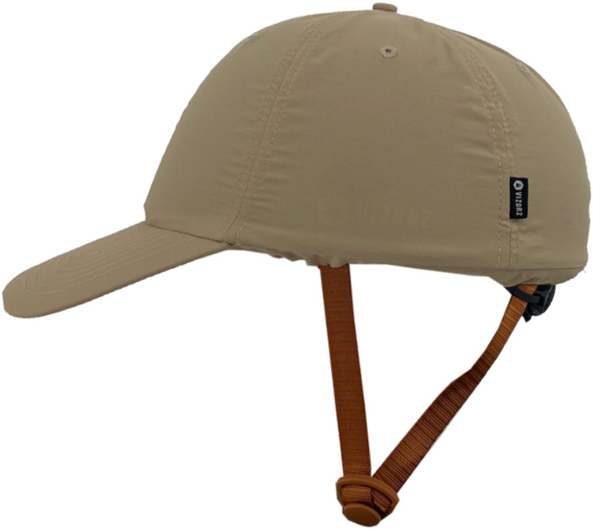 Vizorz SwitchCap fietshelm - Beige cap
