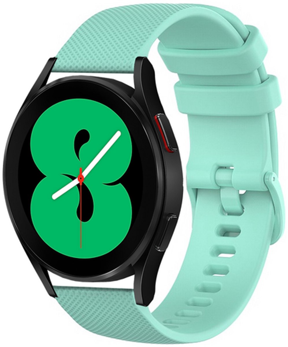 By Qubix - Geschikt voor Xiaomi Watch S4 - 41mm - Sportband met motief - Turquoise