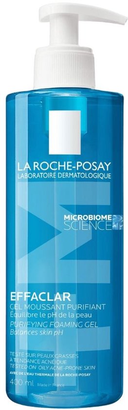 La Roche-Posay Effaclar Zuiverende Reinigingsgel +M - voor een Vette, Onzuivere Huid met Neiging tot Acne - 200ml
