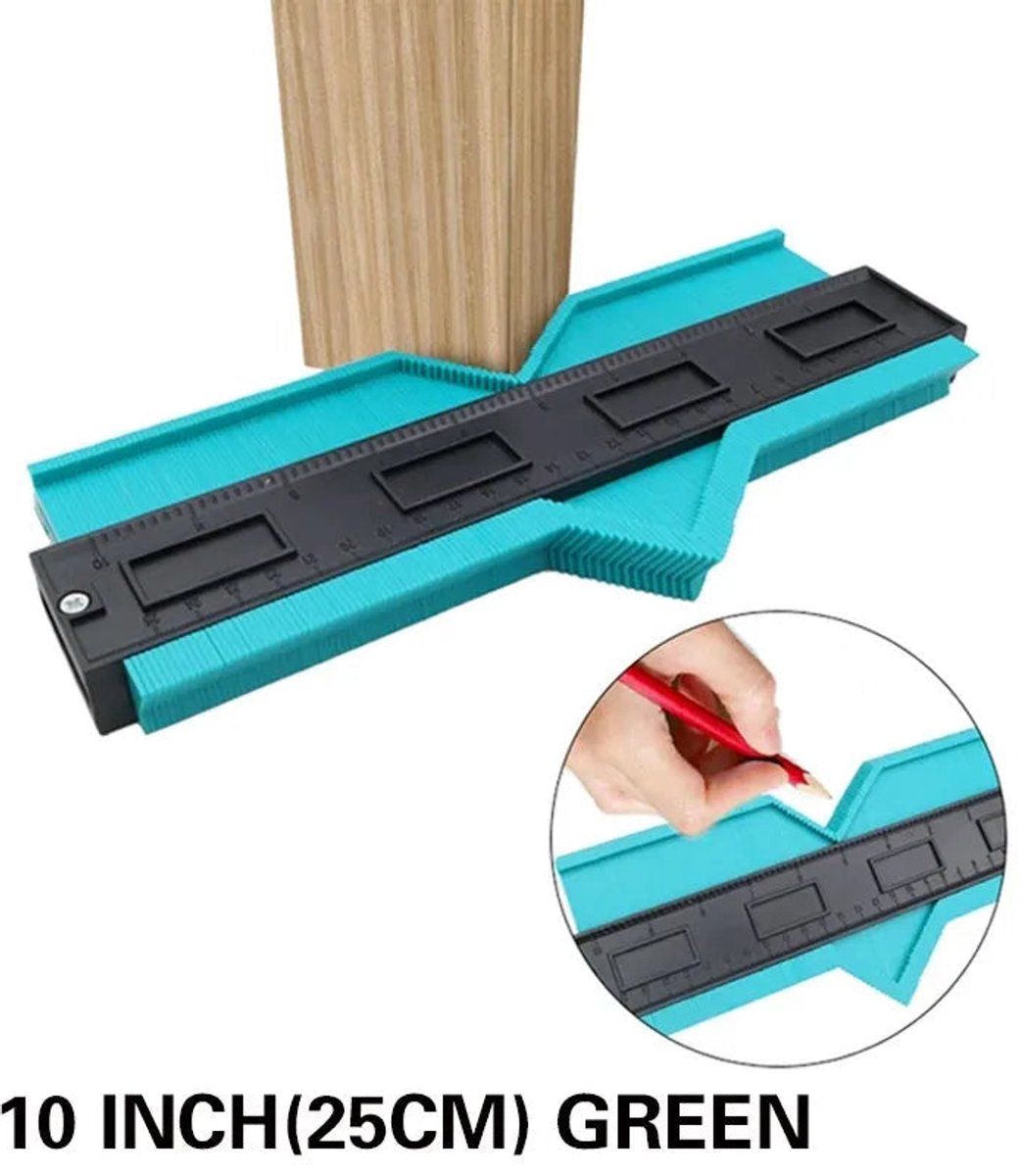 Profile Serie - Contour Gauge - Precisie Kopieerder - Snijmal Voor Tegels - Meettool - Voor Timmerlieden - Model Basic