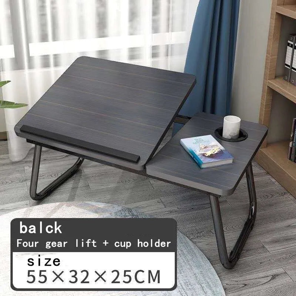 Laptop Serie - Computertafel - Met Ventilator - Opvouwbaar - Verstelbaar - Voor Bed en Bank