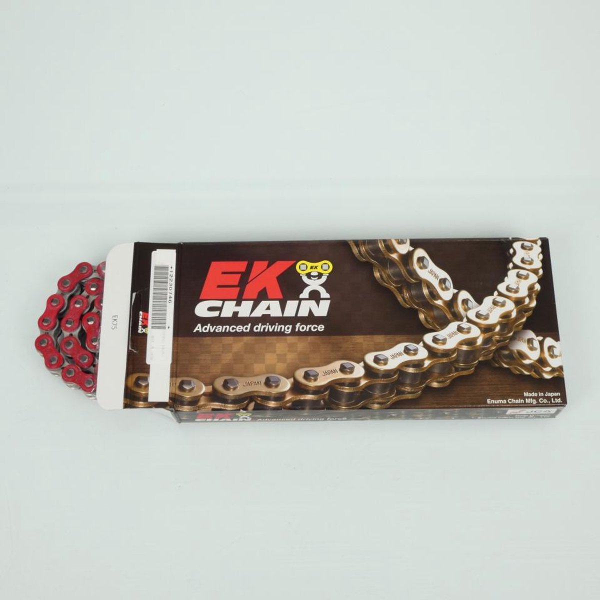 Chaîne de transmission EK Chain pour moto Honda 230 CRF L 2008 à 2009 Neuf