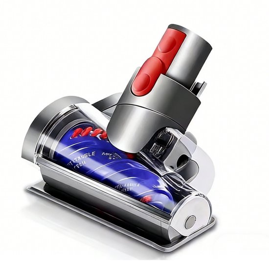 Schroefvormige klitvrije borstel - voor Dyson Steelstofzuiger V7,V8,V10,V11,V15(Niet compatibel met de V15 Detect Absolute) - Universele Stofzuigermond