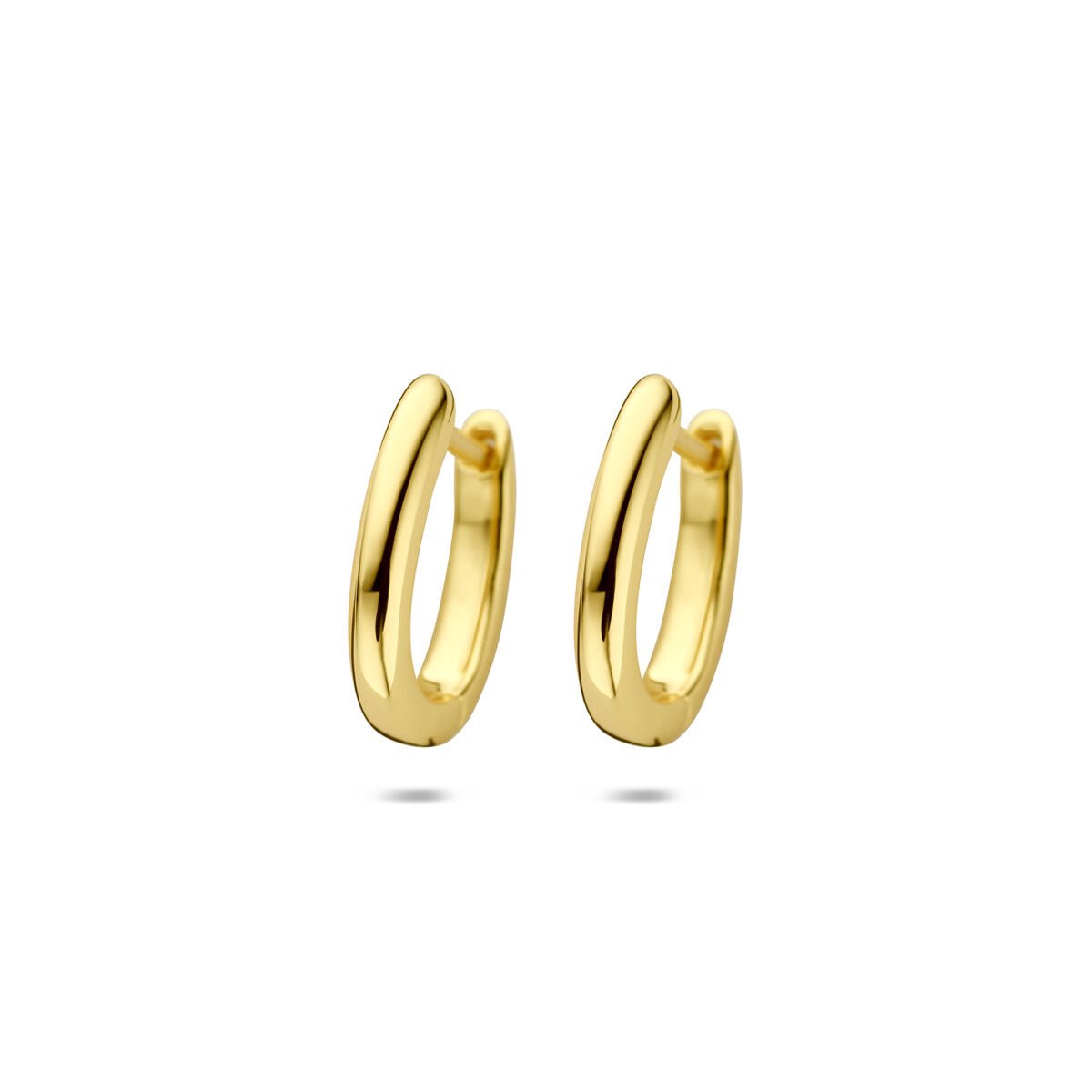 Zilveren vergulde klapoorringen 14,5 mm 1 micron - 2104142