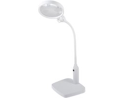 PURElite Multifunctioneel Vergrootglas en Tafellamp: Wit