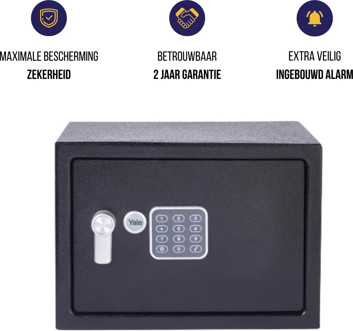 Yale - Elektronische Kluis Alarm - Small - Standard Protection - DB2