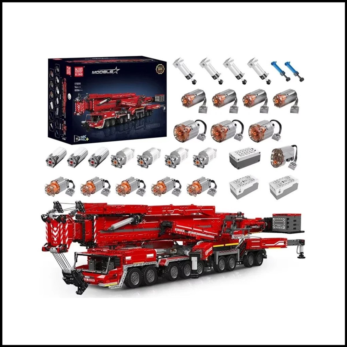 Technische Vrachtwagen Bouwset – RC Liebherr LTM 11200 Kraan – Afstandsbediening – Bouwstenen Model – Kinderspeelgoed – Kerstcadeau