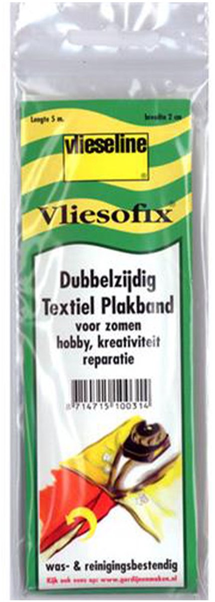 Vlieseline Vliesofix plakband ZB 5 meter ( groen)