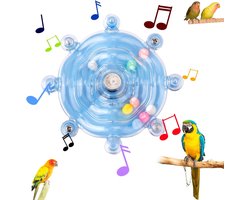 1 stuk - Vogelspeelgoed - Draaiend papegaaispeelgoed - Draaiend rammelspeelgoed voor vogels - Leuk papegaaispeelgoed - Interactief papegaaispeelgoed - Kleurrijk draaiend wielspeelgoed - Voor vogelvermaak en het slijpen van de tanden