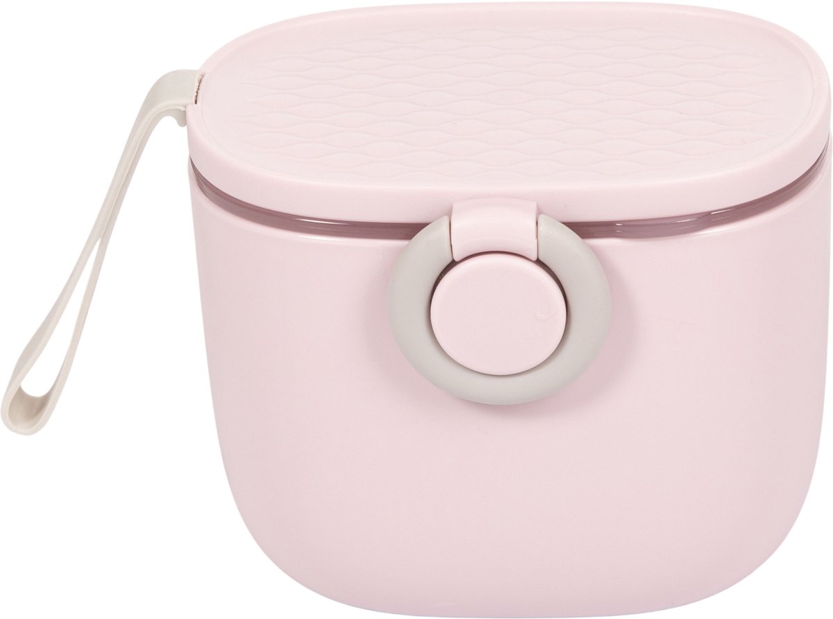 Bo Jungle - Doseerdoos melkpoeder - met maatlepel - Bewaarbakje babyvoeding - Snackhouder - 500ml - Nomadic Powder Box Roze
