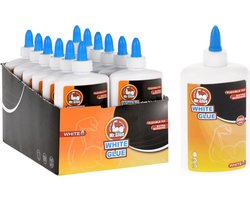 Mr Glue Hobby Lijm - 250 ml - wit - in fles - extra sterk - flexibele fix - snel drogend - knutsellijm