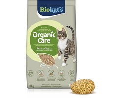 Biokat's Organic Care Plant fibres - 12 kg - Kattenbakvulling - Klontvormend - Zonder geur