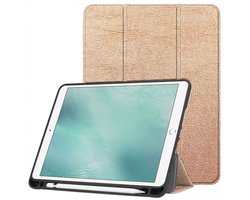 imoshion Tablet Hoes - Geschikt voor Apple iPad Air 2 (2014) / Air 1 (2013) / 6e generatie (2018) 9.7 inch / 5e generatie (2017) 9.7 inch - Trifold Bookcase - Rosé goud