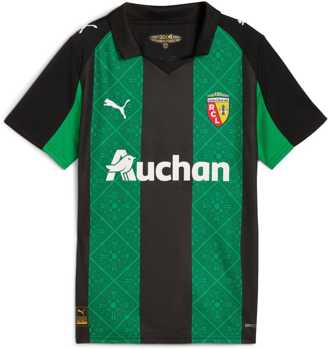 Buitenshirt kind RC Lens 2025/26 Zwart