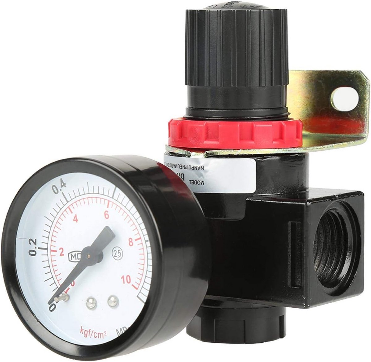 Drukregelaar voor Compressor met Manometer G1/2 - Lucht Drukventiel Aluminium