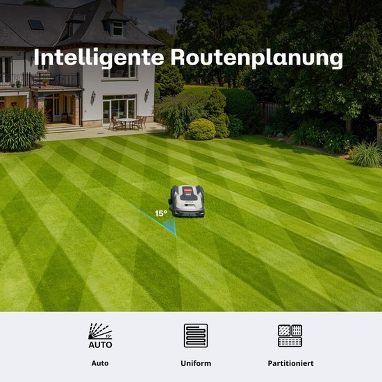 Draadloze Robotmaaier tot 800 m² - Industrohome — afbeelding 2