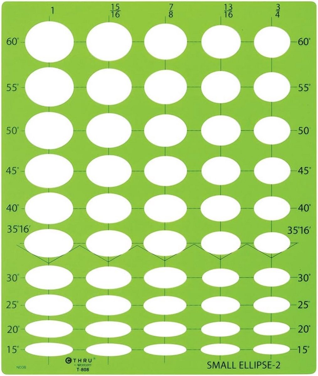 Technische Tekening Template - Set Schaal Linialen voor Architecten en Studenten
