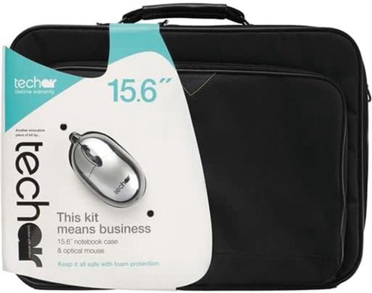 Laptop Tas 15.6 Inch met Muis - Waterafstotende Laptoptas Zwart