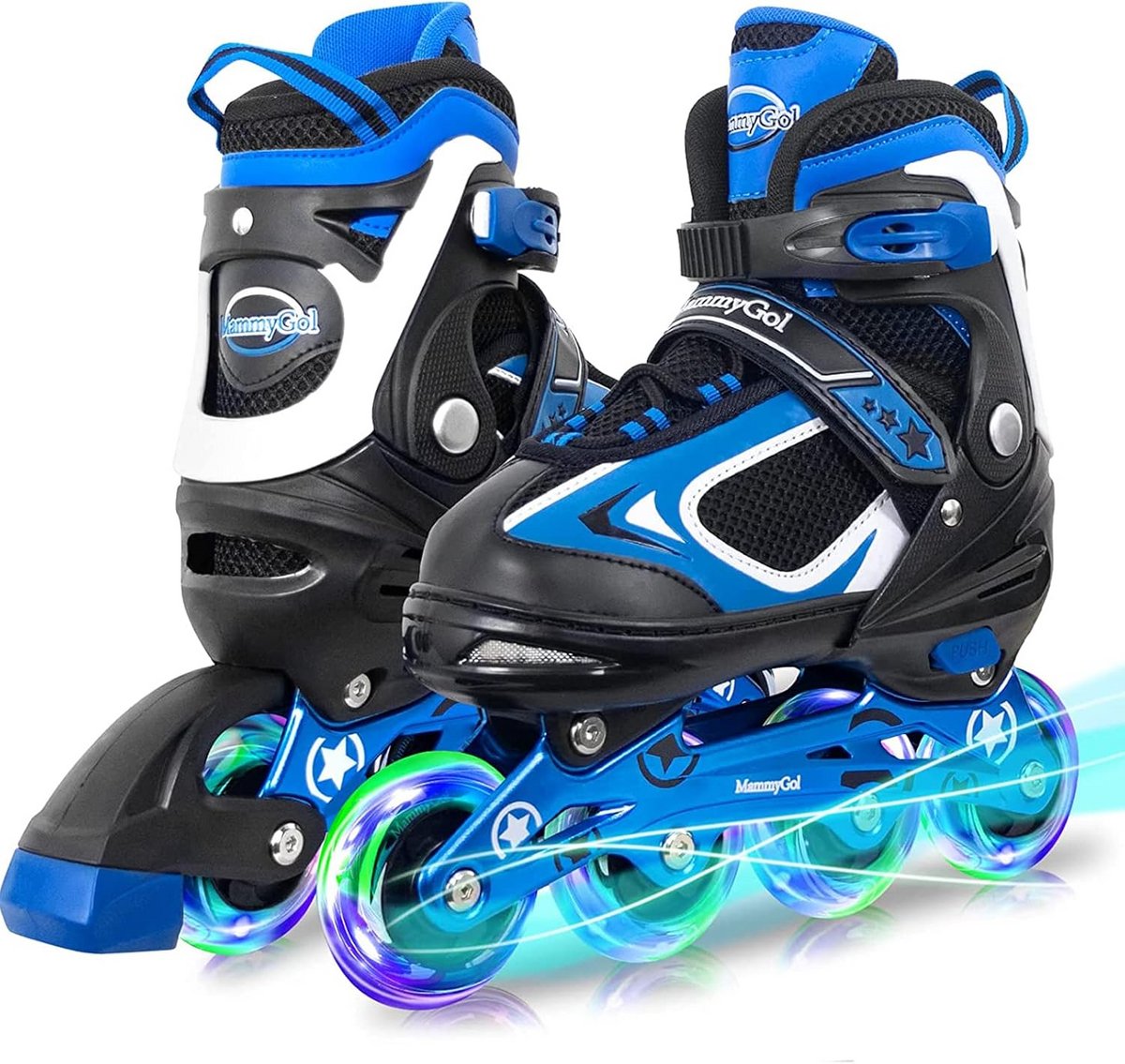 Verstelbare Inline Skates voor Kinderen met Lichtgevende Wielen - Maat 36-40