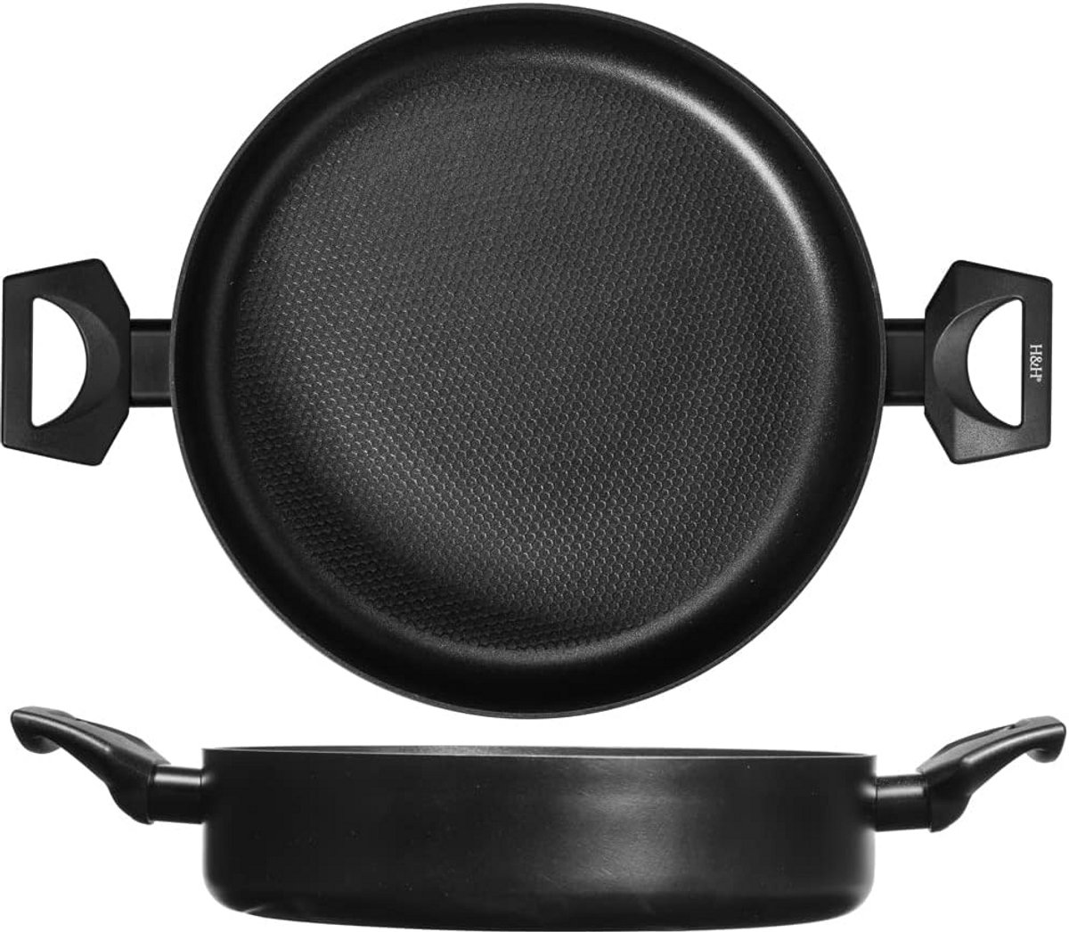 Anti-aanbak Aluminium Pan 24 cm met Honingraatstructuur