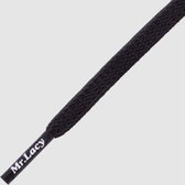 Mr. Lacy - Schoenveter - Flexies - Plat - Zwart - Elastische veters - Lengte 110 cm