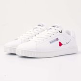 British Knights - Mist Dames Sneakers Laag - Maat 42 - Wit/Hart - Vrouwen Schoenen