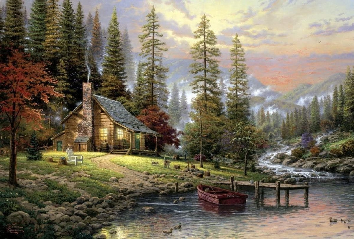 Puzzel 500 Stukjes - Prachtig Berglandschap voor Uren Plezier