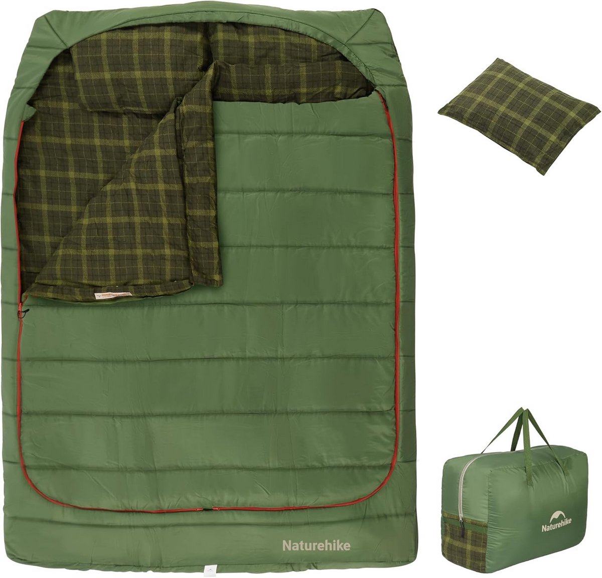 XL Dubbele Slaapzak voor 2 Personen (0°C) - Comfortabel & All-Season Kamperen