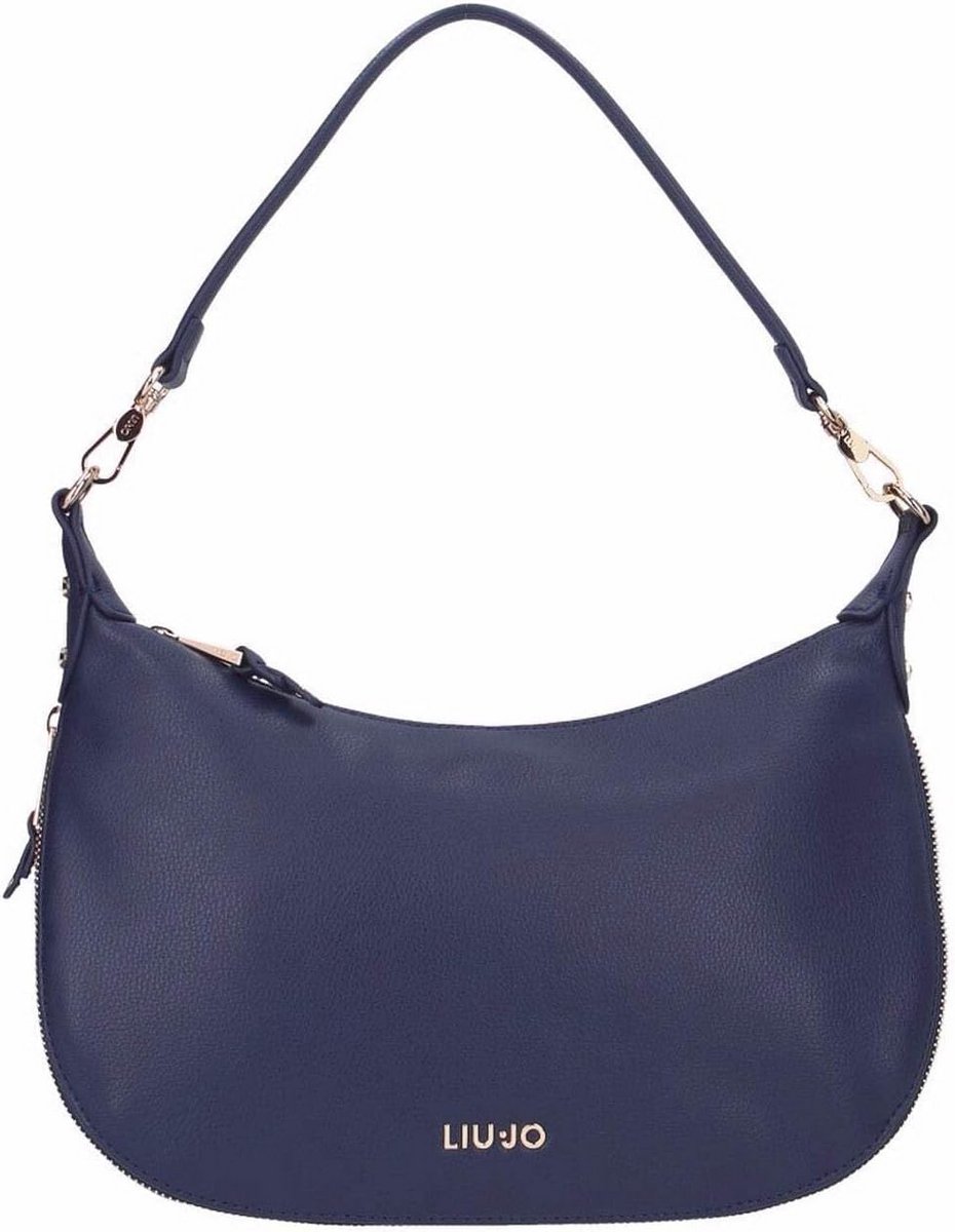Dames Hobo Tas Blauw Grote Schoudertas Imitatieleer