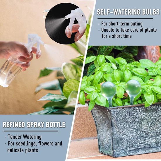 Compacte Metalen Gieter – 1 Liter, Met Lange Smalle Tuit, Ergonomisch, Modern Design – Voor Bonsai, Kamerplanten En Balkon