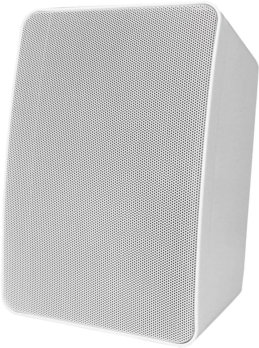 Witte Wandluidspreker 25W - Geschikt voor 100V ELA en 8 Ohm Versterkers - Inclusief Beugel