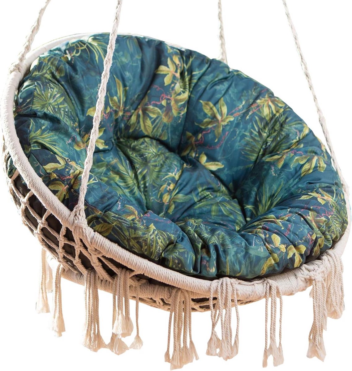 Comfortabel Rond Kussen voor Hangstoel en Schommel (92x92 cm)