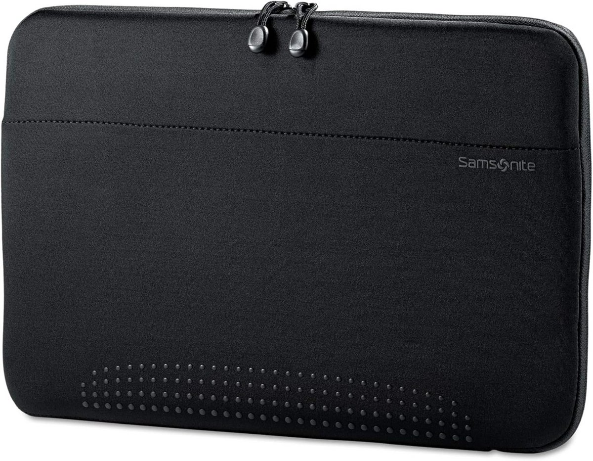 Neoprene Laptophoes 15.6 inch - Zwart - Beschermende Sleeve voor Notebook