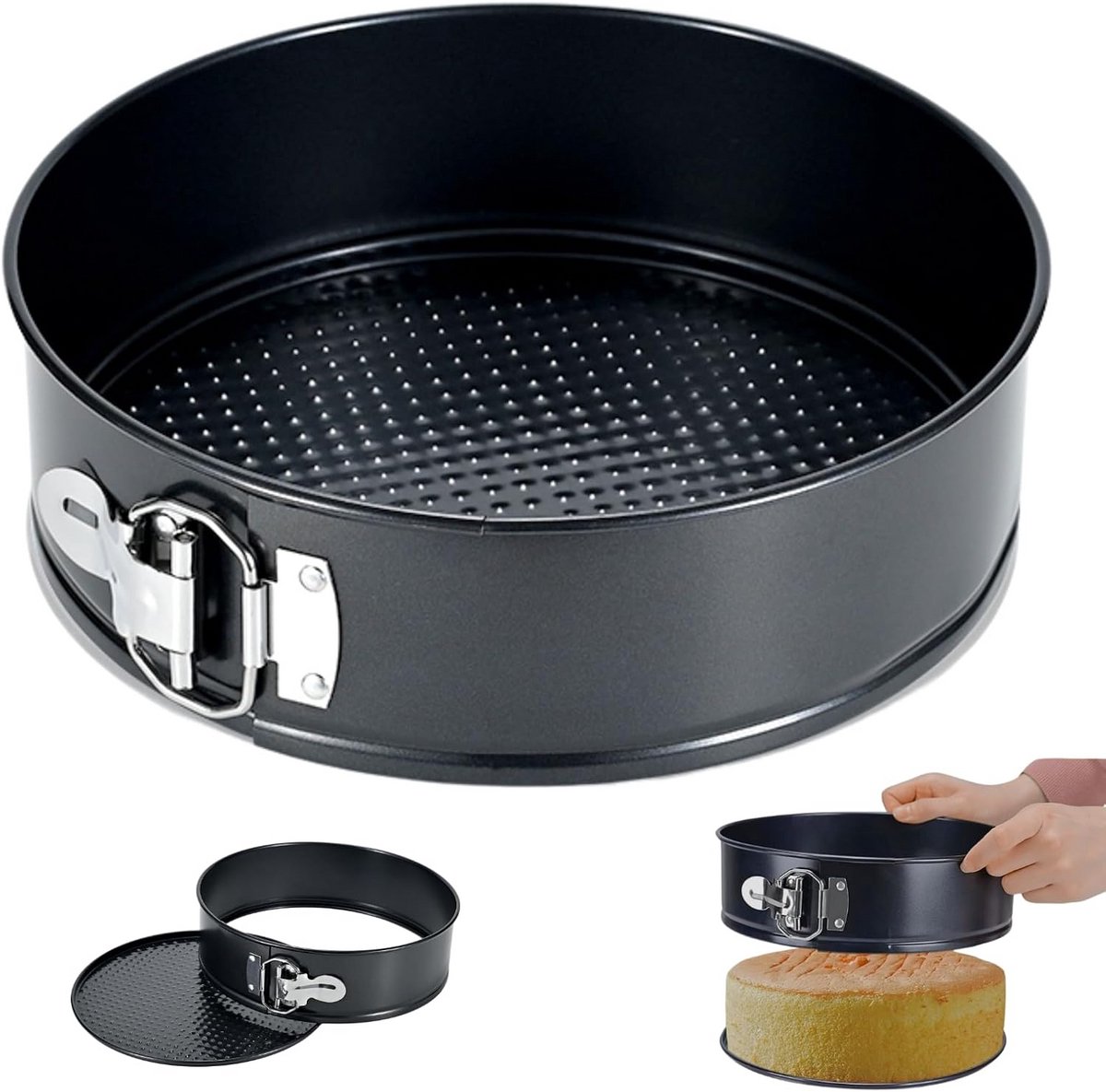 Ronde Springvorm 23 cm Lekdicht voor Taart, Pizza en Brood