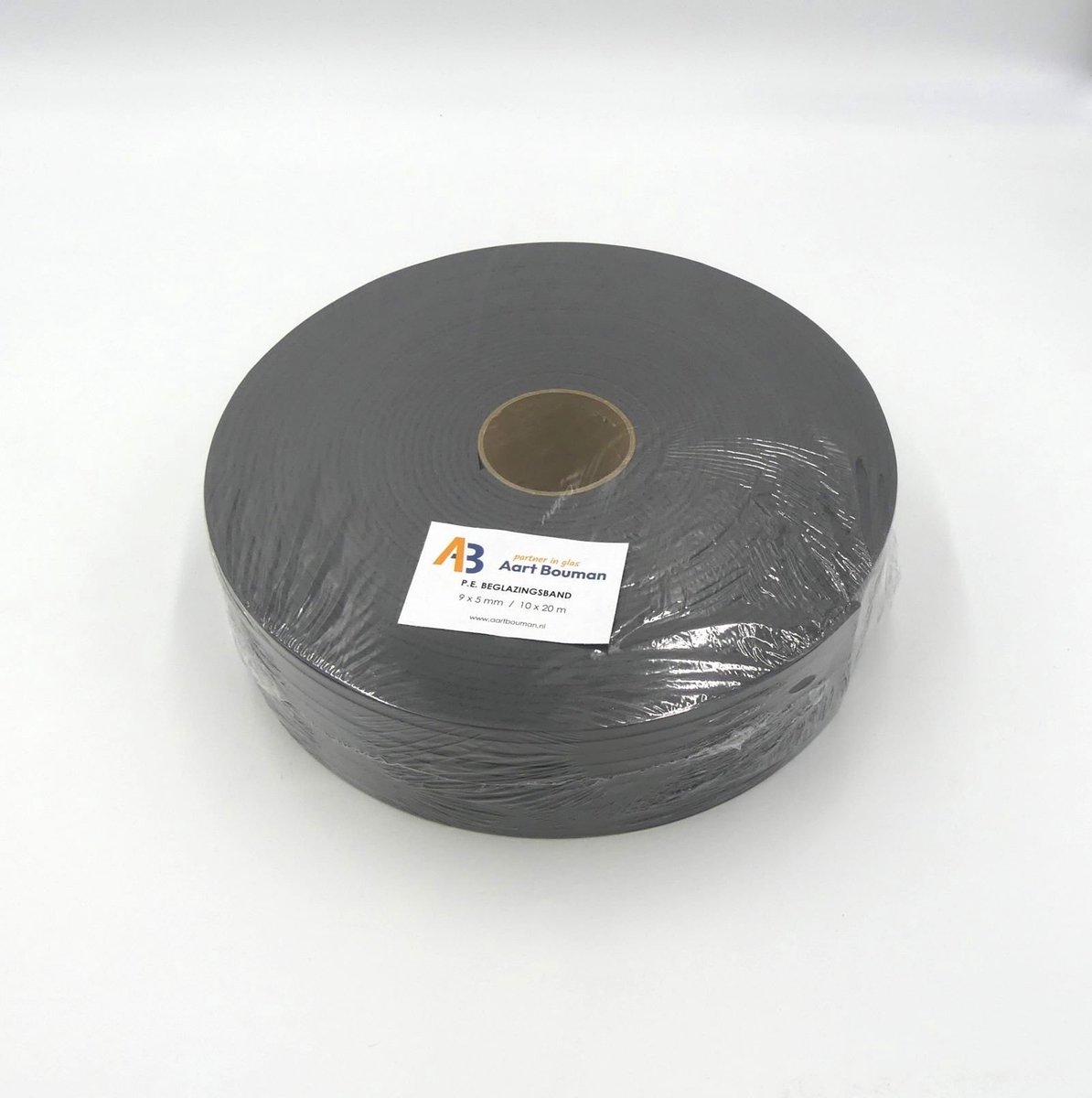 Glasband 9 x 2mm zwart - pak 250m